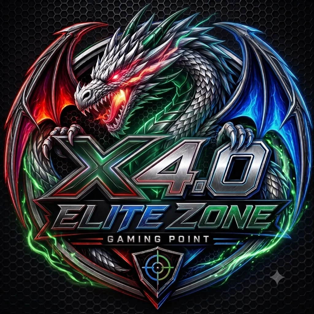 X4.0 Elite Zone dragon gaming logo